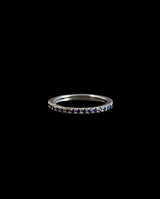 Auksinis žiedas su safyrais "Eternity"